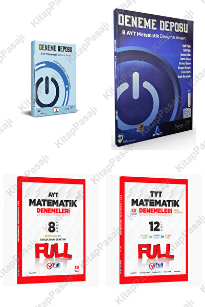 Acil Yayınları Deneme Deposu TYT AYT Matematik Branş Denemeleri ve Full Matem...