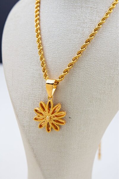 latif kuyumcu 22 Ayar Altın Kolye Ucu + Zincir LKKLY1219