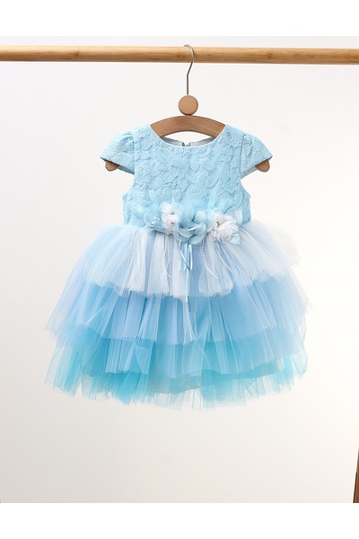 MiniKids Premium dress, Matilda, blue