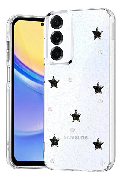 NewFace غطاء STOROZAL Galaxy A24 4G بنمط فيونكة - (93135) نمط 7