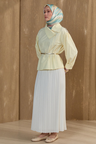 Setrms Mendil Yaka Pamuklu Gömlek