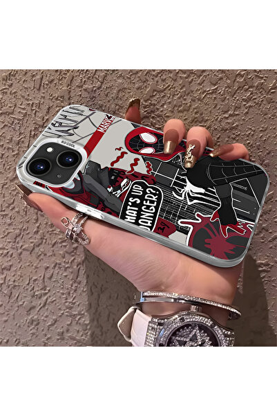 ARTISHELL iPhone 14 Uyumlu Lüks ve havalı Örümcek Adam deseni, yüksek kalitel...