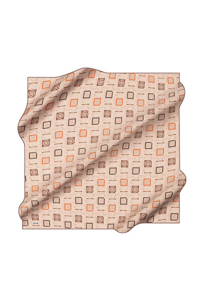 Aker Kemik 90X90 Silk Crepe Satin Scarf