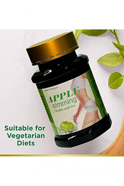 Herbal كبسولات أبل للتنحيف والتحكم بالوزن، 50 كبسولة