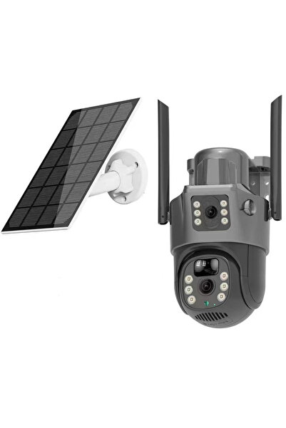 AT Performance ® 2-Camera SIM Surveillance Camera 5MP – Outdoor, 8X Zoom, Sol...