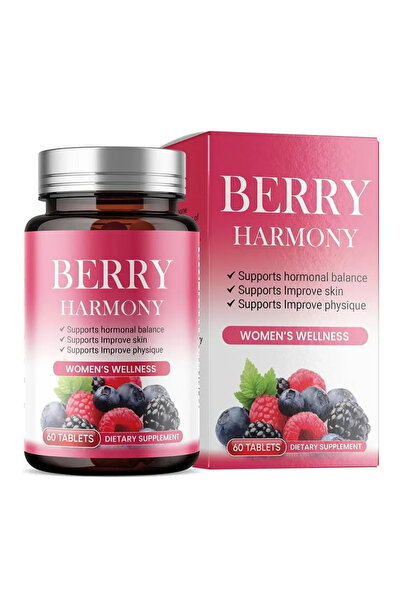 Gluta Frozen Berry Harmony Women's Health Dietary Supplement, 60 Tablets