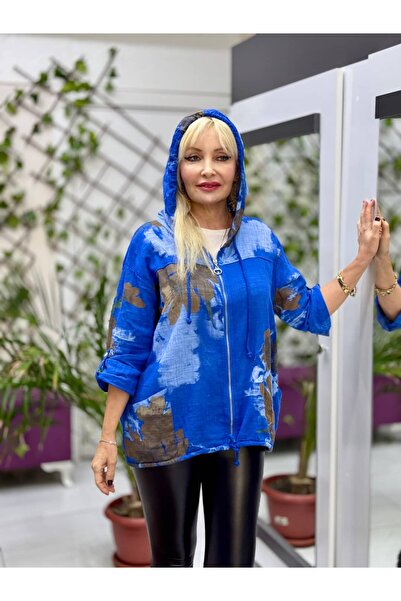 Punta Otantik Yg4840 Italian Zippered Hooded Cotton Jacket Saks