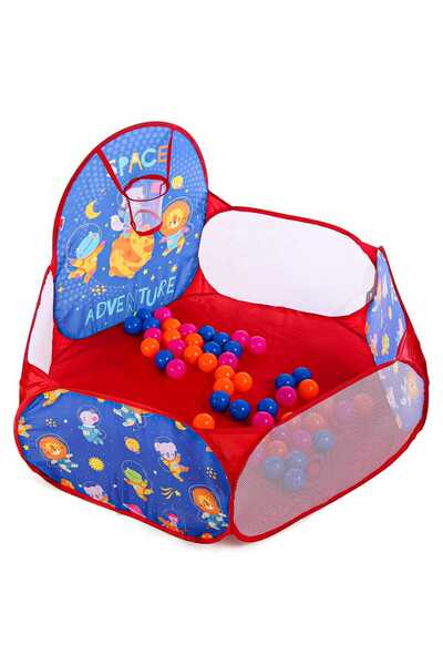 Babyhug Jump & Joy Space Theme Activity Ball Pool, Develops Motor Skills, Tea...