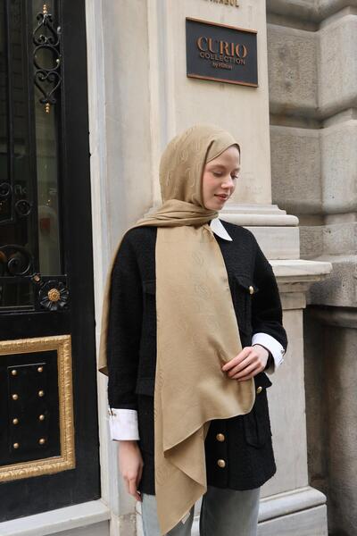 Şalland Na'i Pure S Desen Şal Gold