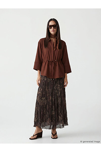 LC Waikiki Esvab • Modern & Distinctive Embroidered Pleated Skirt with Waist ...