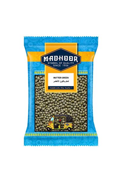 MADHOOR Mutter Green Whole Raw Dry Green Field Pea Grains Bulk (1kg)