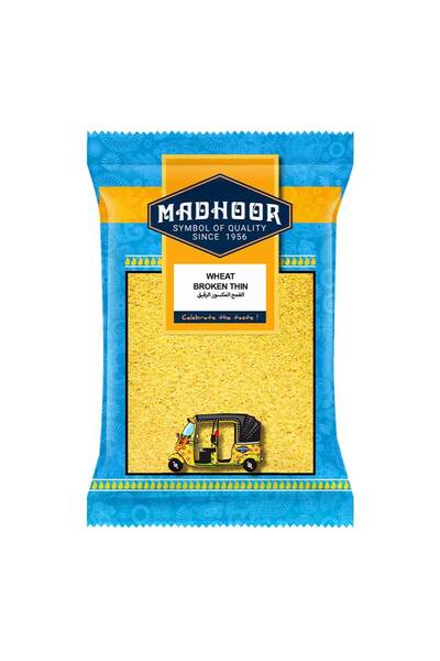 MADHOOR Broken Wheat Thin Lapxi Fine Fiber Porridge Halwa Grain (500g)