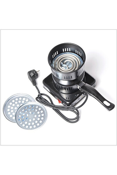 Choice مدفأة كهربائية متعددة الأغراض تعمل بالفحم، بقدرة 600 واط، مزودة بقابس ...