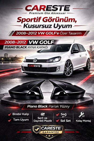 CarEste VOLKSWAGEN GOLF-6 2008-2012 MODELLER ARASI YARASA AYNA KAPAĞI