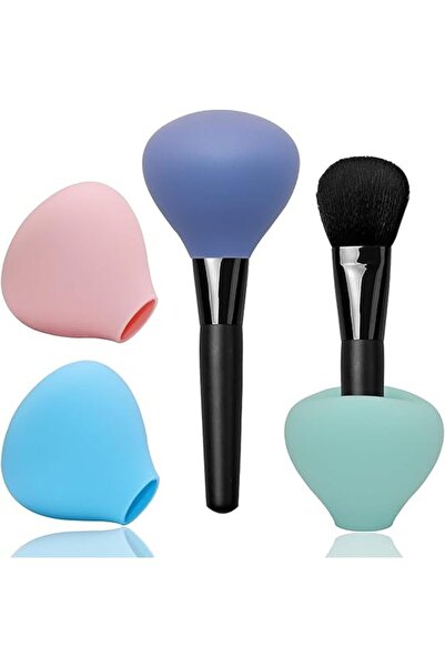 Arabest Makeup Brush Holders,Reusable Silicone Organizer Case, Dustproof Brus...