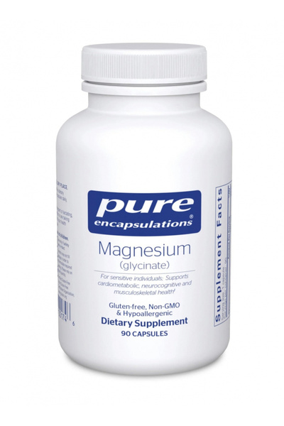 Pure Encapsulations مكمل غذائي من غليسينات المغنيسيوم، 90 كبسولة