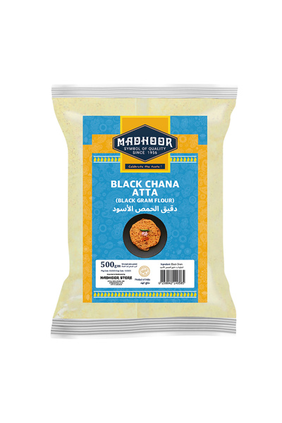 MADHOOR BLACK CHANA ATTA 500GM