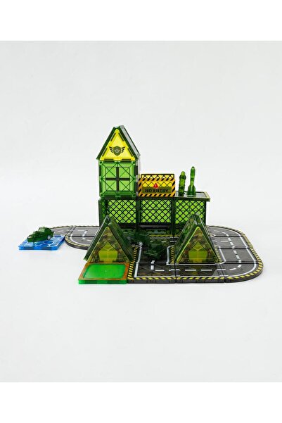 Fab N Funky Color Window Magnetic Film Military Base Magnetic Blocks, Designe...