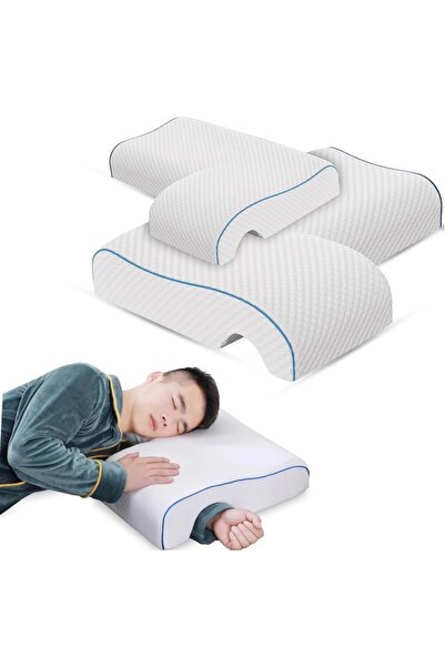 Genaric Couples Pillow Arm Rest Memory Foam Anti Pressure Arched Sleeping Cud...