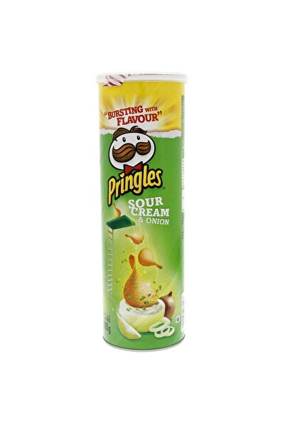 Pringles رقائق البطاطس بنكهة الكريمة الحامضة والبصل 165 غرام
