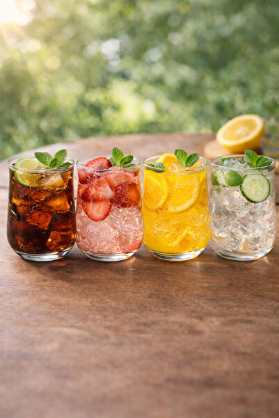 Fhilli Premium - Aqua Naturale Water and Soft Drink Glass 400 Cc