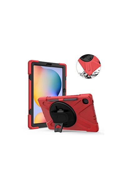 byhodi غطاء تابلت رائع لجهاز سامسونج جالاكسي P610 تاب S6 لايت 10.4 - أحمر