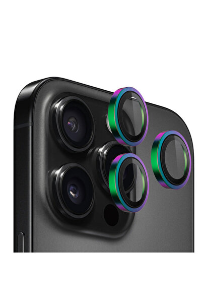 BLUEO Original Metal Frame Lens Protector for iPhone 16 Pro