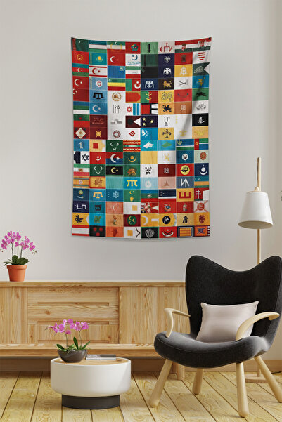 Vagonik Turkish State Flags Wall Covering Carpet 70X100 100X150