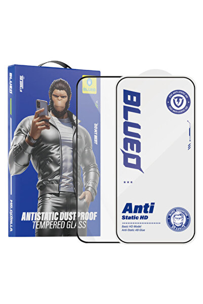 BLUEO Sticlă antistatică HD pentru iPhone 17 Air, neagră