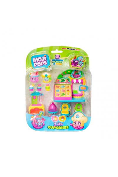 Moji Pops Set de joaca cu 2 figurine exclusive si Cupcake Shop