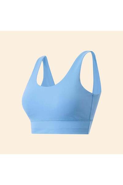 KIABI Light Support Sports Bra BLUE