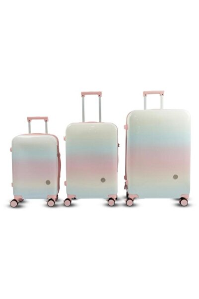 Generic 3-Piece Luggage Set – Durable PC ABS Hardshell Suitcases with 4-Wheel...