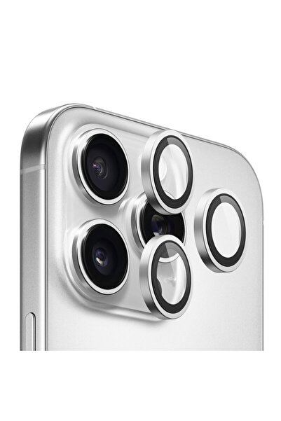 BLUEO Protector de lentilă original cu ramă metalică pentru iPhone 13 Pro, ar...