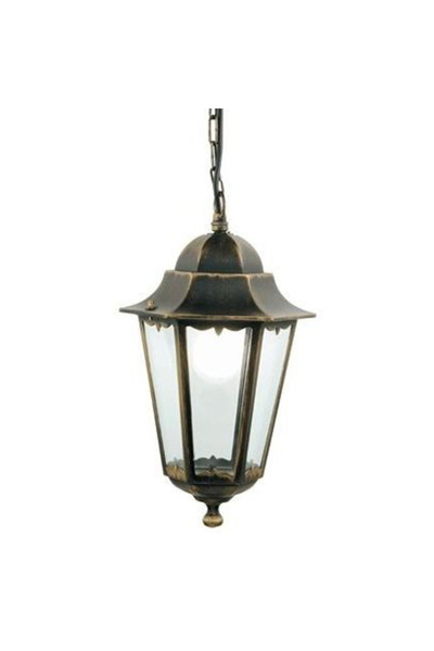 Sovil Lampă suspendată cu lanț MERLET pentru exterior, fabricată din aluminiu...