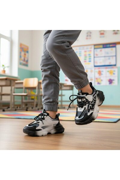 OEM Children's sports shoes, breathable, versatile, eco- Leather and textile,...