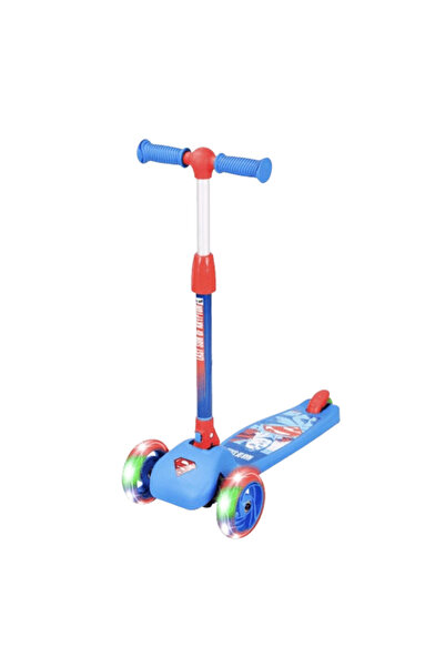 Disney Spartan Superman 3-Wheel LED Folding Scooter SP-7074