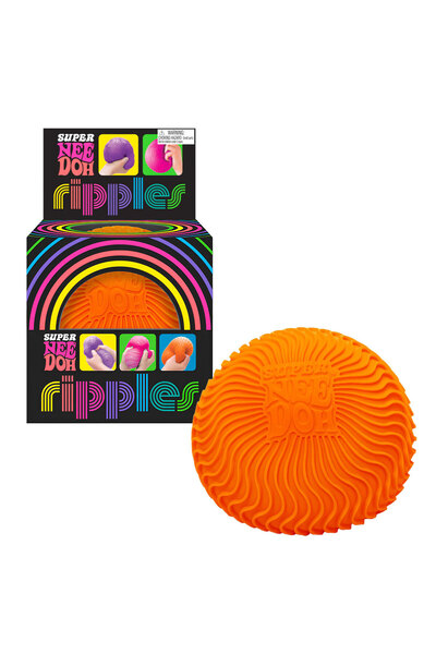 NEDOX Jucarie minge antistres NeeDoh, seria Super, portocaliu cu valu...