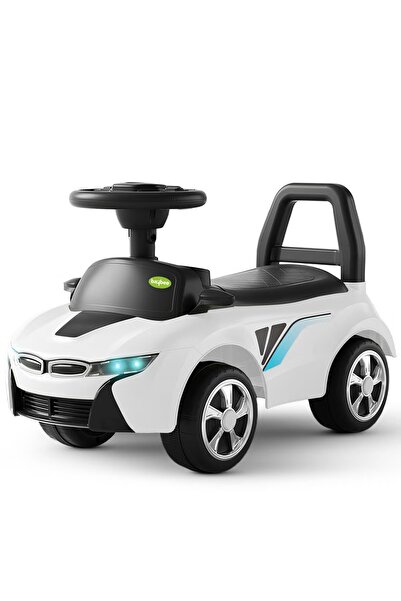 BAYBEE سيارة دفع ستريك للأطفال الصغار من عمر سنة إلى 3 سنوات، مزودة ببوق ومسا...