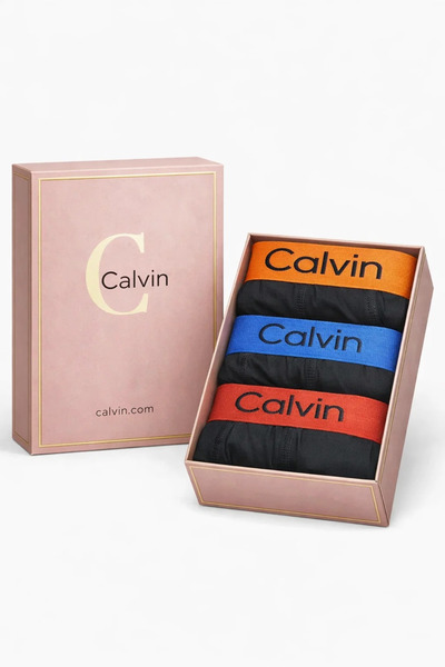 Calvin Klein 3 τεμάχια Lycra Boxer σε κουτί