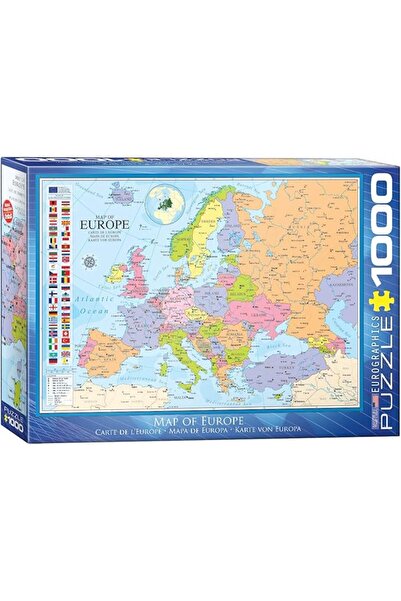 Eurographics خريطة أحجية أوروبا 1000 قطعة