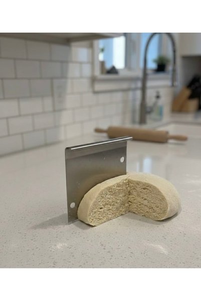 Dersel Dekor 304 Stainless Steel Dough Cutting & Scraping Tool – Pastry/Cake Shaping Spatula