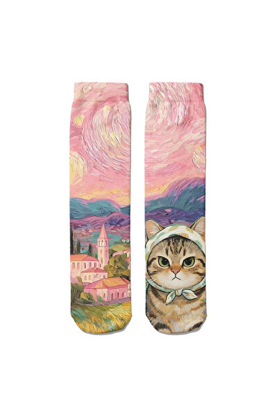 Ogobongo 01870 Kedi Soket Çorap