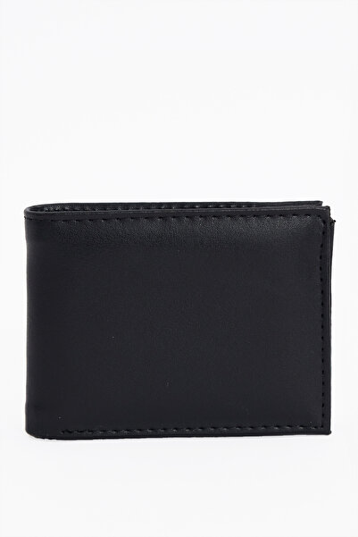 Tudors Vegan Leather Men's Black Wallet