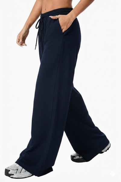 SAAT TEKSTİL Sweatpants - Loose Fit - High Waist - Baggy - with Pockets - Casual - Comfort & Modern Style