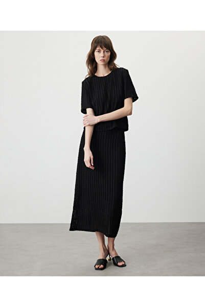 MISS IPEKYOL Dokulu midi etek