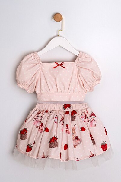 HAUSEkids 2-5 Years Old Kitty Rose Girls' Set-Pink