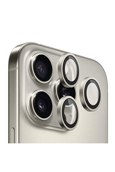BLUEO Original Metal Frame Lens Protector for iPhone 16 Pro