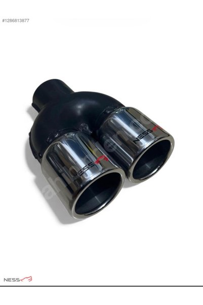 AK UNIVERSAL 76MM INOX ÇİFTLİ EGZOZ UCU