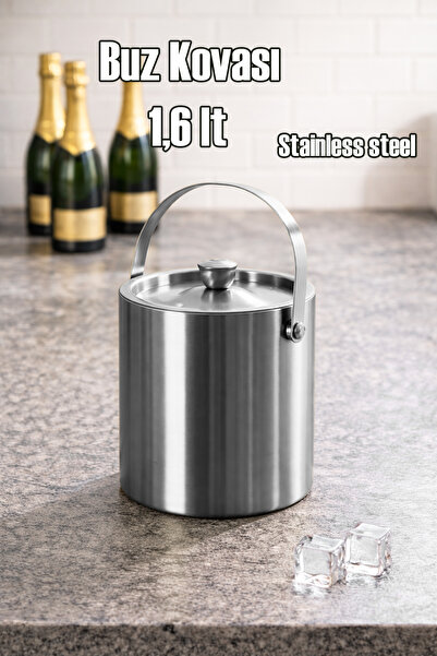 Porsima LF-1,6 Termoslu Çift Cidarlı iki katmanlı Paslanmaz Çelik 1,6lt Buz K...