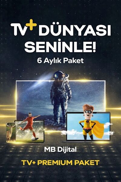 TV+ TV Plus 6 Aylık Dijital Üyelik Kodu